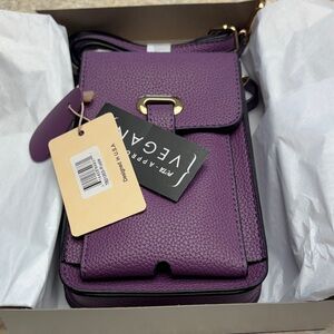 Vegan Purple Crossbody Bag